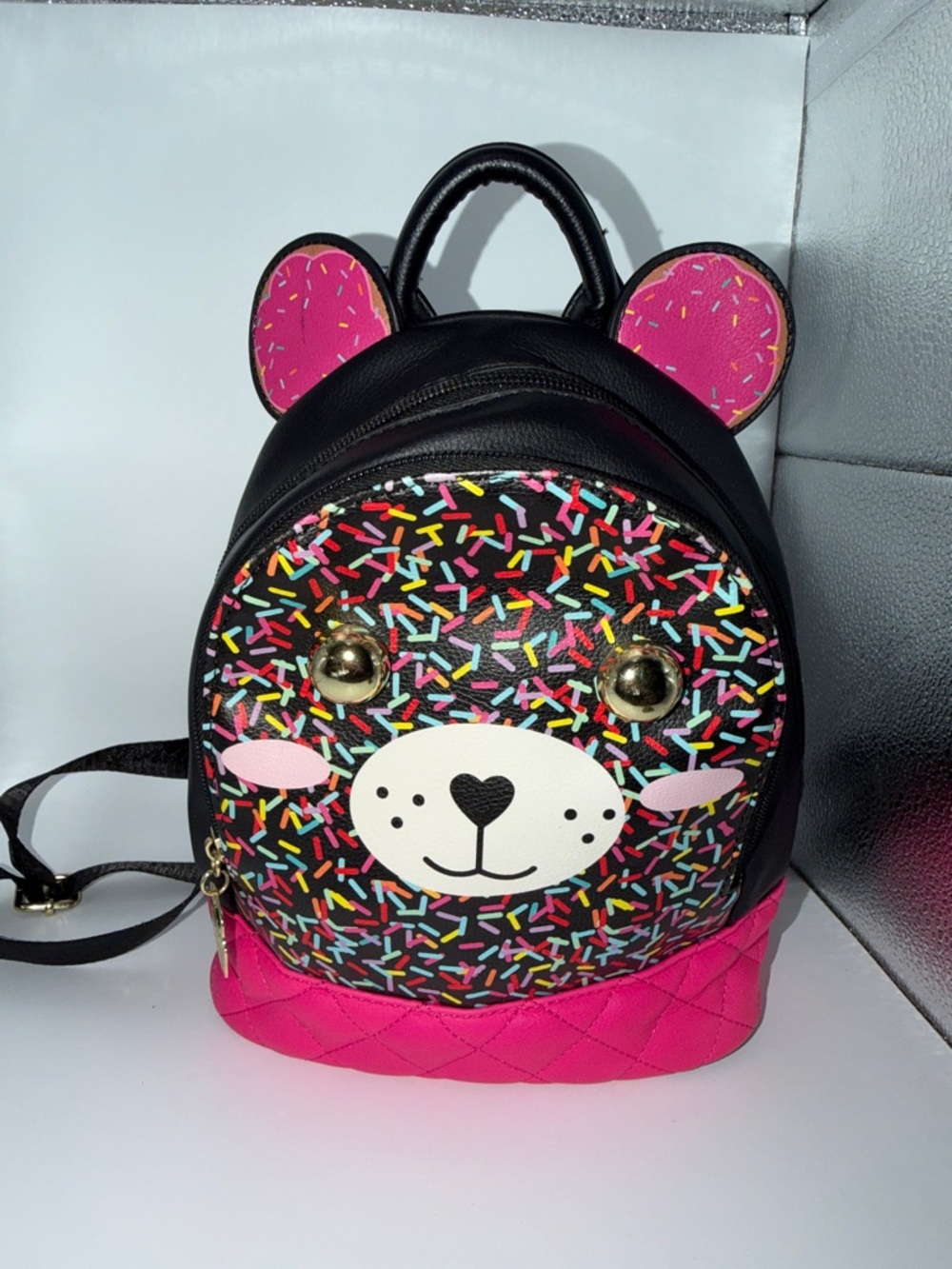 Betsey Johnson Bear Mini Backpack